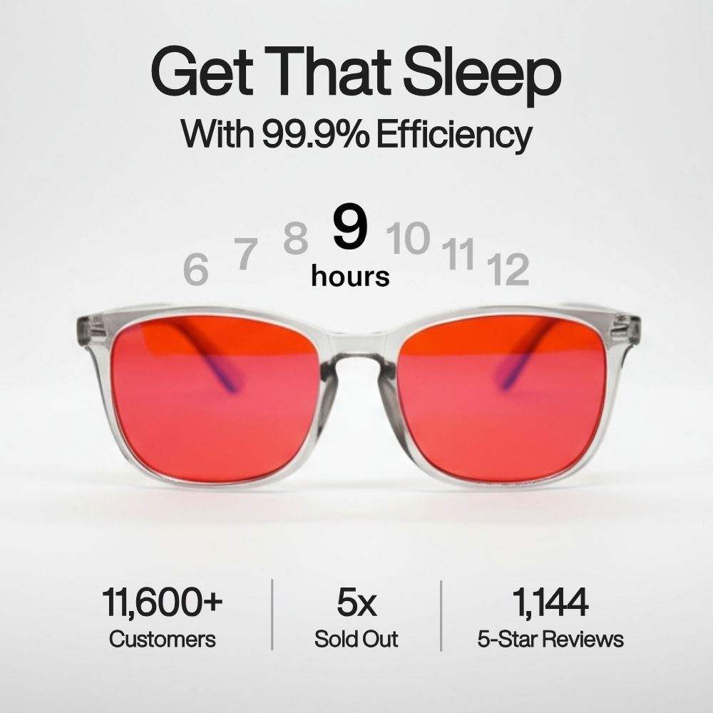 Flow® | Unisex Red Lens Blue Light Glasses